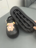 EVA新款厚底洞洞鞋女款防滑軟底沙灘夏季外穿增高包頭時(shí)尚涼拖鞋 卡其色【煤球】 39-40 【適合38-39腳】穿 曬單實(shí)拍圖