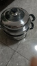 蘇泊爾蒸鍋燃?xì)庠?04不銹鋼湯鍋真味鮮燃?xì)馍珉p層復(fù)底蒸魚鍋大容量鍋具 高拱蓋蒸鍋- 26cm 曬單實(shí)拍圖