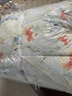 富安娜白鵝絨羽絨被子冬季  雙人羽絨冬厚被芯1100g填充 230*229cm 黃色 曬單實(shí)拍圖