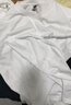 回力（Warrior）純棉t恤男夏季新款重磅運(yùn)動上衣男士潮流短袖寬松體恤 白色 L 曬單實(shí)拍圖