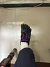 Vibram公路跑步五指鞋女 戶外健身運動鞋透氣耐磨跑步鞋V-RUN 黑/黃/紫色 38 曬單實拍圖