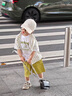 迪士尼男童夏裝套裝2025新款韓版兒童夏季條紋短袖襯衫三件套寶寶衣服潮 綠色 120 cm 曬單實(shí)拍圖