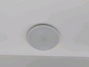 雷士（NVC）臥室吸頂燈陽臺燈簡約超薄奶油風(fēng)IP40防蚊蟲led照明燈具燈飾-月白 24瓦暖白光丨一體快裝IP40 曬單實(shí)拍圖