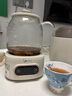 美的（Midea）花漾0膠水全玻璃全自動養(yǎng)生壺 辦公室多功能煮茶壺 燒水壺恒溫電熱水壺煮茶器花茶壺1L YS10B101 曬單實拍圖