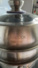 美廚（maxcook）蒸鍋全304不銹鋼28cm三層蒸鍋感溫復(fù)底湯鍋 燃?xì)怆姶艩t通用MCZ736 曬單實(shí)拍圖