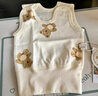 貝樂(lè )咿嬰兒護肚背心春秋款新生兒純棉打底內衣男女寶寶0-12月防著(zhù)涼衣服 米色-6217+恐龍汽車(chē)-6243 73 【建議6-10個(gè)月15-18斤】 曬單實(shí)拍圖