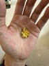 周大生黃金吊墜牡丹花硬金工藝項鏈送女友媽媽生日情人節(jié)禮物 足金吊墜約1.8g+足金素鏈約1.7g+玫瑰花禮盒 曬單實拍圖