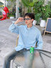 回力港風(fēng)復(fù)古牛仔襯衫男秋季潮牌純棉長袖襯衣青少年寬松休閑工裝外套 【100%純棉】淺藍(lán) L /175(男女同款) 曬單實(shí)拍圖