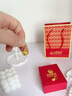 中國(guó)黃金（CHINA GOLD）玫瑰花黃金耳釘女花朵足金耳環(huán)耳墜節(jié)日情人節(jié)禮物送女友老婆媽媽 玫瑰花耳環(huán) 約0.94g【品牌禮盒】 曬單實(shí)拍圖