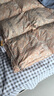 博洋家紡 奧莉亞 抑菌95%白鵝絨被羽絨被 冬被(1000g填充)220*240cm 曬單實拍圖