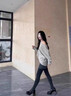 良人訪灰色打底褲女春秋外穿2025新款 深灰色 1條裝 XL （建議體重120-140斤） 曬單實拍圖