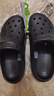 crocs卡駱馳貝雅云彩女士洞洞鞋|208186 黑色-001 36/37(230mm) 曬單實拍圖