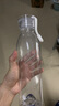 樂扣樂扣（LOCK&LOCK）夏季運動水杯簡約塑料杯戶外便攜水壺男女學(xué)生杯子白色750ML 曬單實拍圖
