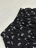 愛葵茵蝴蝶結(jié)印花顯瘦半身裙女夏季2025小個(gè)子a字裙減齡蛋糕裙黑色短裙 黑色 L 曬單實(shí)拍圖