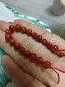 鈳洛迪雅天然川料南紅手串男女收藏滿(mǎn)色肉原礦無(wú)膠裂單圈款手鏈本命年禮物 6MM小米珠【手超細的小姐姐】 曬單實(shí)拍圖