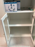 瑞美信可伸縮吧臺桌一體陽臺客廳沙發(fā)邊隔斷柜家用邊柜廚房高桌子開放式 暖白80圓角吧臺桌+巖板 曬單實拍圖
