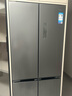 美的（Midea）457十字四開(kāi)門(mén)60cm超薄嵌入式底部散熱一級(jí)變頻智能家用冰箱 MR-457WUSPZE蒼穹灰 家電國(guó)家補(bǔ)貼20% 曬單實(shí)拍圖