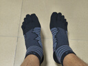 injinji跑步襪男中筒加厚專(zhuān)業(yè)長(cháng)跑運動(dòng)襪子毛巾底緩沖 黑曜石 M(40.5-44) 曬單實(shí)拍圖