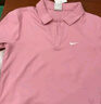 耐克NIKE女短袖T恤 POLO衫 運(yùn)動(dòng)休閑 簡(jiǎn)約時(shí)尚DV7885-699粉M 曬單實(shí)拍圖