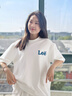 Lee Srtroi2025夏季新款潮牌休閑寬松ins百搭情侶新風尚純棉短袖t恤男女 珍珠白 L 曬單實拍圖