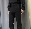 CAIDEN KETCH品牌男裝牛仔褲男士2025新款寬松直筒商務(wù)休閑男褲柔軟透氣褲子 黑灰色 28 腰圍2尺1 曬單實拍圖