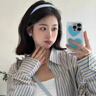 妙奕嘉四葉草耳釘女2025年新款耳環(huán)女生生日禮物高級感耳飾小眾設(shè)計感 藍(lán)色四葉草耳釘 曬單實拍圖
