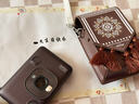 FUJIFILM instax Liplay數模一體立拍立得打印機3英寸相紙 楓葉棕+3寸雙包+游民牧歌系列手繩相機包 官方標配 曬單實(shí)拍圖
