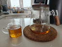 山點水泡茶壺家用茶水分離器玻璃內(nèi)膽茶具飄逸杯650ml+迷雅杯2只 曬單實拍圖