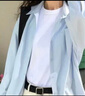 小野和子寬松防曬衣襯衫女春夏季防紫外線戶外運(yùn)動(dòng)冰絲防曬服 曬單實(shí)拍圖