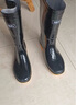 回力雨鞋男士防水鞋防滑耐磨膠鞋輕便廚師鞋雨靴套鞋807  黑色中筒 44 曬單實(shí)拍圖