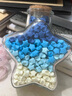 漸變色星星折紙條疊星星送玻璃瓶星星罐折星星專(zhuān)用紙幸運星彩色五角星手工diy禮物小瓶子加厚兒童紫色高顏 【漸變藍540張】送520星星瓶 曬單實(shí)拍圖