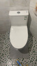 九牧（JOMOO）11396-2-1/41KB-1抗菌一級(jí)水效坐便器虹吸式節(jié)水連體馬桶400坑距 曬單實(shí)拍圖