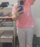 啄木鳥休閑運(yùn)動套裝女2025夏季時尚短袖t恤立領(lǐng)百搭顯瘦兩件套 粉紅 2XL 曬單實拍圖