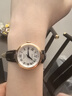 天梭（TISSOT）劉亦菲同款手表 小美人系列女表 瑞士機(jī)械女士皮帶時(shí)尚表畢業(yè)禮物 曬單實(shí)拍圖
