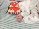 【夏款半背衣】輕薄柔軟新生兒半背衣純棉無骨A類嬰兒月子服 奶瓶（米白） 52 （5-9斤） 曬單實(shí)拍圖