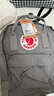 FJALLRAVEN北極狐雙肩包女大學(xué)生書(shū)包Kanken Mini背包23561-021霧灰色7L 曬單實(shí)拍圖