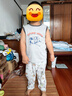 巴拉巴拉童裝兒童背心馬甲男童衣服寶寶上衣2025夏裝吸濕速干208225117120 曬單實(shí)拍圖