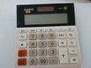 卡西歐（CASIO）MH-12-WE 小型12位雙電源 超寬計算器 白色 專業(yè)計算系列 曬單實(shí)拍圖