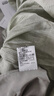 對白法式壓褶無袖a字連衣裙女2025夏新款萊賽爾輕薄垂感度假長裙 灰藍(lán)色 M 曬單實(shí)拍圖