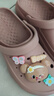 斯凱奇（Skechers）洞洞鞋女士秋季外穿包頭泡泡鞋厚底軟底涼拖鞋休閑鞋111514 曬單實(shí)拍圖