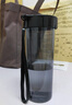 特百惠（Tupperware）瑩彩430ML塑料杯男女士學(xué)生夏季運(yùn)動(dòng)水杯子戶外便攜大容量 酷炫黑 曬單實(shí)拍圖