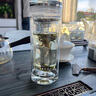 虎牌（TIGER）香港直郵雙層隔熱玻璃杯耐高溫茶水分離泡茶杯透明高檔車載杯禮物 水晶玻璃杯300ml 曬單實拍圖