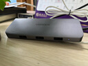綠聯(lián)Type-C擴(kuò)展塢USB-C轉(zhuǎn)HDMI/VGA/DP轉(zhuǎn)換器雷電4拓展塢雷電3分線器HUB適用MacBook筆記本電腦iPad平板 7合1【HDMI+VGA+網(wǎng)卡】60557 曬單實(shí)拍圖