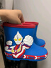 ULTRAMAN奧特曼兒童雨鞋男小中童中筒小孩寶寶四季雨靴水鞋20584海軍藍180 曬單實拍圖