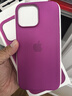 Apple/蘋果 iPhone 16 Pro Max 專用 MagSafe 硅膠保護殼-紫紅色 磁吸手機殼 蘋果原裝手機殼 曬單實拍圖