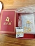 金小貅足金999小方糖吊墜黃金亮面笑臉項鏈女款轉運珠時(shí)尚甜美送禮物女 0.8g,八方來(lái)財 配黃色合金鏈 曬單實(shí)拍圖