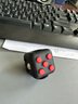 禮加心減壓骰子魔方fidget cube三代解壓神器減壓玩具送男生日禮物圣誕 FIDGET CUBE黑紅 曬單實(shí)拍圖