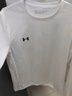安德瑪（UNDERARMOUR）短袖T恤男 25夏季新款運動(dòng)服跑步健身訓練打底衫彈力透氣圓領(lǐng)T恤 【彈力快干】【Tech面料】白色 M (170/92A) 曬單實(shí)拍圖