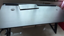 全品屋電競桌電腦桌臺式鈦實(shí)木游戲桌子戟S3二段式機械臂家用辦公書(shū)桌創(chuàng  ) 二段分板【S3計劃】碳纖黑160*75 【可夾機械臂】 曬單實(shí)拍圖