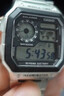 卡西歐（CASIO）手表小方塊 休閑鋼帶防水小銀表AE1200學(xué)生男士手表電子表日韓表 AE-1200WHD-1AVDF 曬單實(shí)拍圖